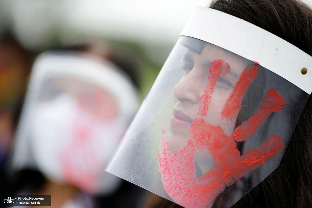 تصویری ازتظاهرات بر علیه رئیس جمهور برزیل که جهانی شد