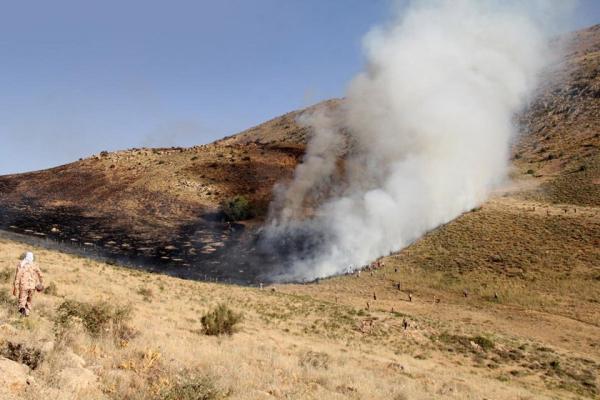آتش سوزی گسترده در مراتع همدان